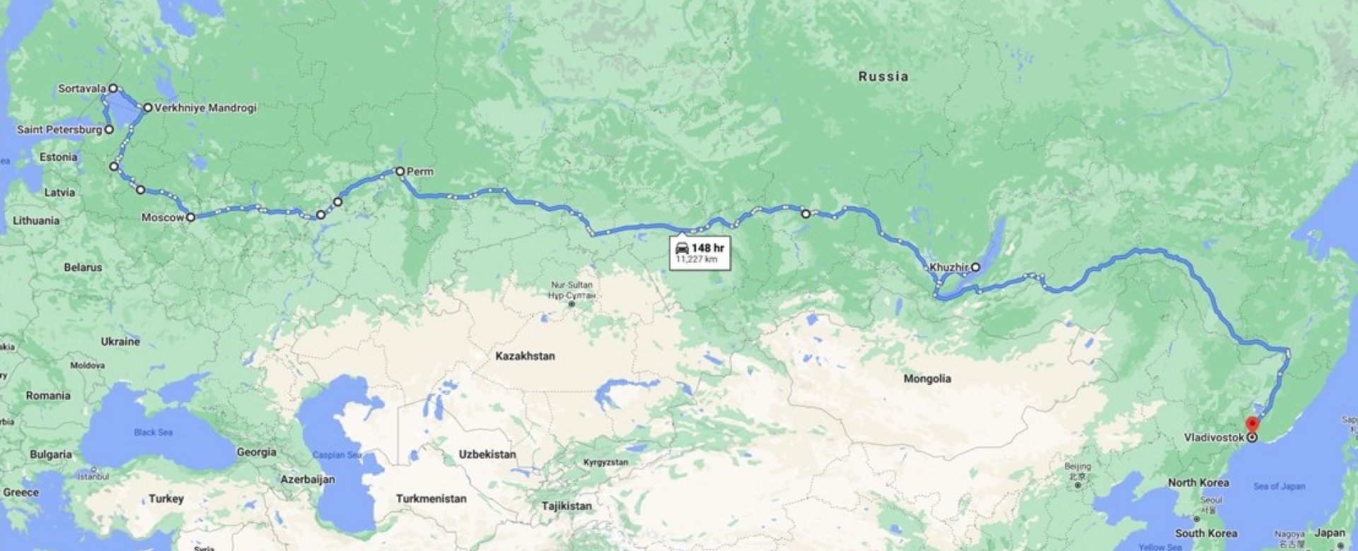 35-day road trip: St.Petersburg to Vladivostok